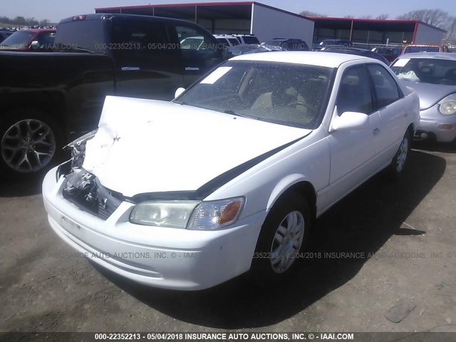 4T1BG22K81U820234 - 2001 TOYOTA CAMRY CE/LE/XLE 白色 照片 2