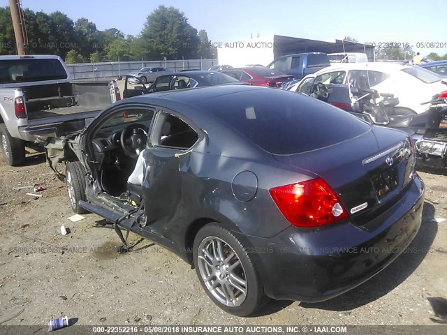 JTKDE177260118855 - 2006 TOYOTA SCION TC 灰色 照片 3