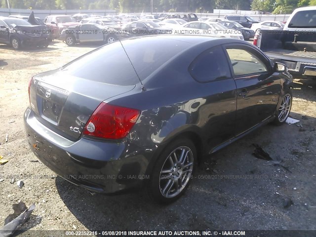 JTKDE177260118855 - 2006 TOYOTA SCION TC 灰色 照片 4
