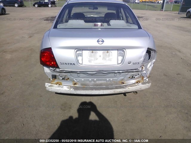 3N1CB51D85L576714 - 2005 NISSAN SENTRA 1.8/1.8S SILVER photo 6