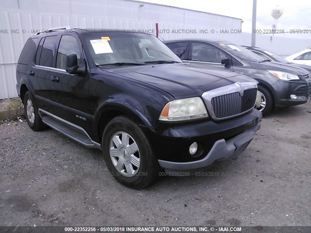 5LMEU68H03ZJ34796 - 2003 LINCOLN AVIATOR BLACK photo 1