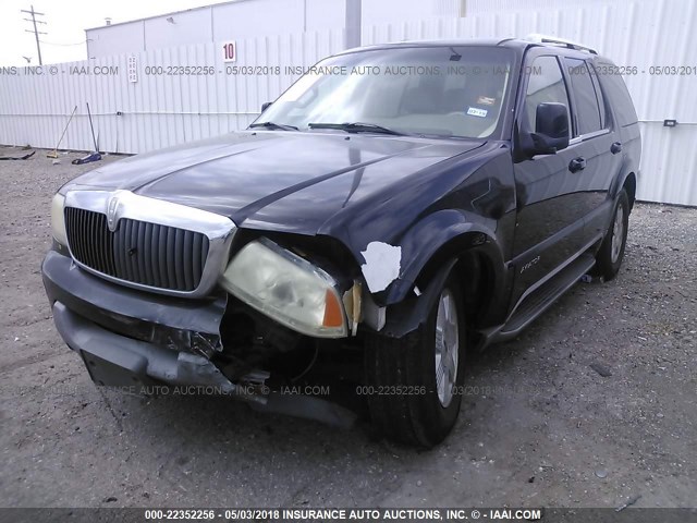 5LMEU68H03ZJ34796 - 2003 LINCOLN AVIATOR 黑色 照片 2