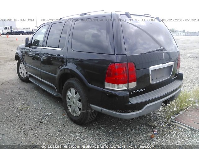 5LMEU68H03ZJ34796 - 2003 LINCOLN AVIATOR 黑色 照片 3