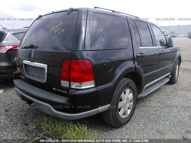 5LMEU68H03ZJ34796 - 2003 LINCOLN AVIATOR BLACK photo 4