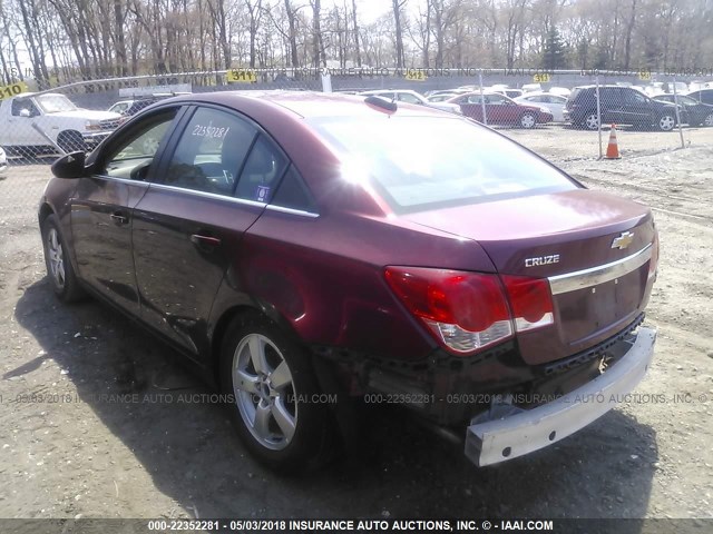 1G1PE5SB6G7146411 - 2016 CHEVROLET CRUZE LIMITED LT RED photo 3