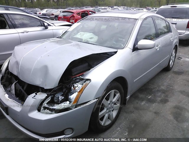 1N4BA41E96C816242 - 2006 NISSAN MAXIMA SE/SL GRAY photo 2