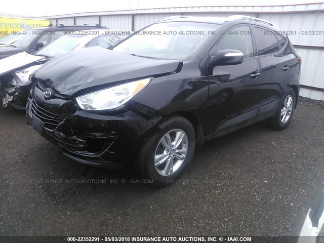 KM8JUCAC8DU686298 - 2013 HYUNDAI TUCSON GLS/LIMITED BLACK photo 2