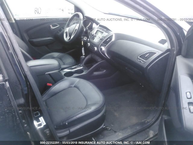 KM8JUCAC8DU686298 - 2013 HYUNDAI TUCSON GLS/LIMITED BLACK photo 5