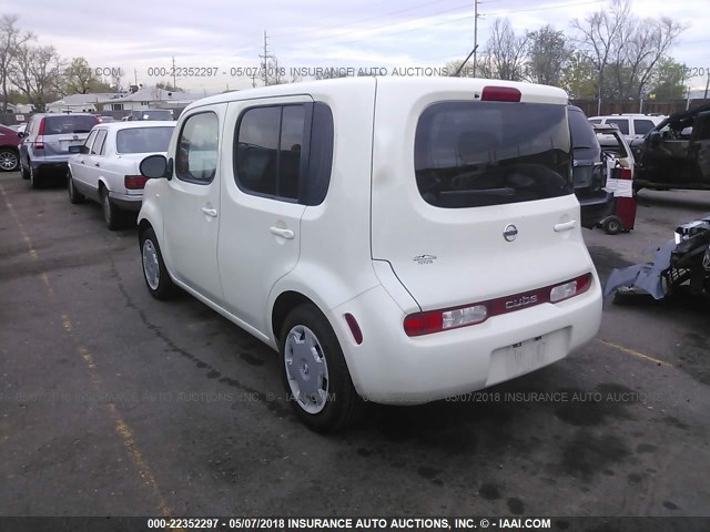 JN8AZ2KR9BT209292 - 2011 NISSAN CUBE S/SL/KROM WHITE photo 3