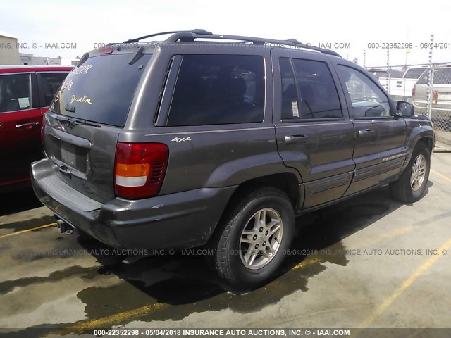 1J4GW68S5XC700167 - 1999 JEEP GRAND CHEROKEE LIMITED TAN photo 4