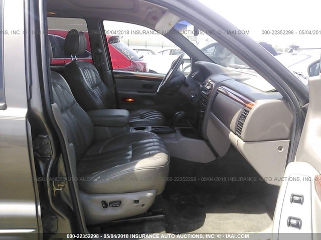 1J4GW68S5XC700167 - 1999 JEEP GRAND CHEROKEE LIMITED TAN photo 5