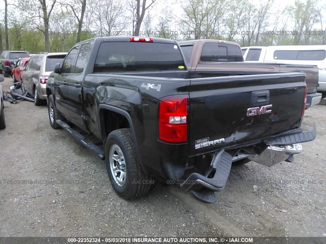 1GTV2TEH8FZ224864 - 2015 GMC SIERRA K1500 BLACK photo 3