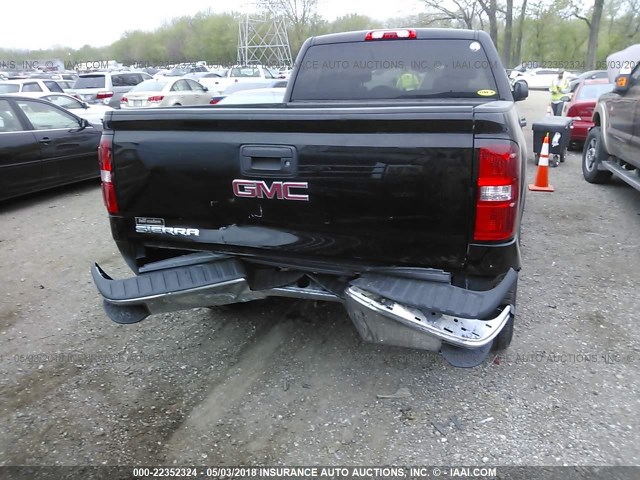 1GTV2TEH8FZ224864 - 2015 GMC SIERRA K1500 BLACK photo 6