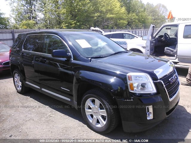 2GKALMEK4D6113089 - 2013 GMC TERRAIN SLE BLACK photo 1