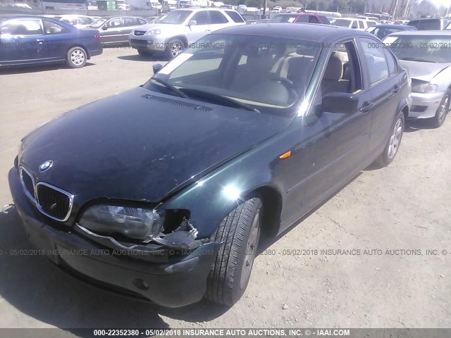 WBAAZ33454KP84368 - 2004 BMW 325 IS SULEV GREEN photo 2