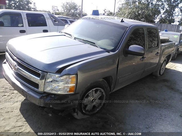 3GCEK13J38G255078 - 2008 CHEVROLET SILVERADO K1500 GRAY photo 2