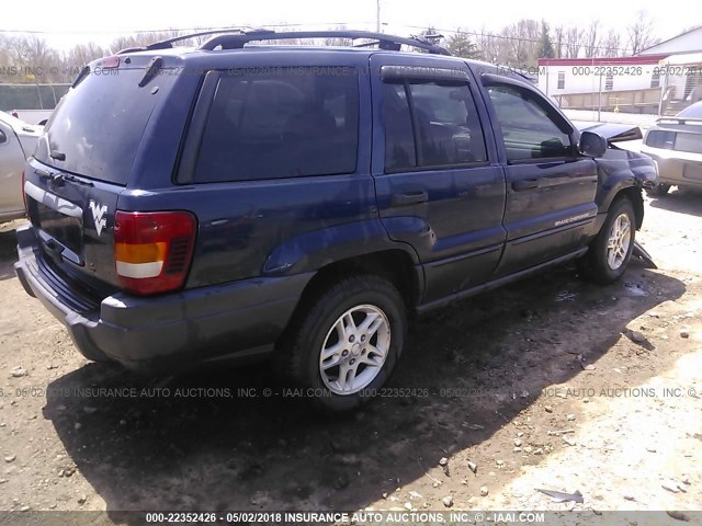 1J4GW48S94C116077 - 2004 JEEP GRAND CHEROKEE LAREDO/COLUMBIA/FREEDOM 蓝色 照片 4
