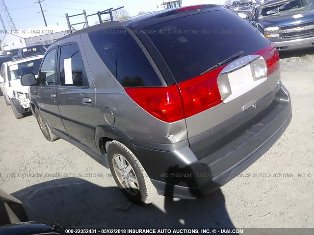 3G5DA03E72S579187 - 2002 BUICK RENDEZVOUS CX TAN photo 3