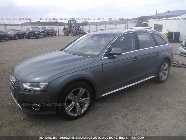 WA1UFAFL2DA066616 - 2013 AUDI A4 ALLROAD PREMIUM PLUS GRAY photo 2