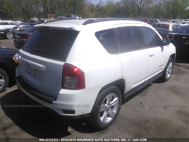 1J4NT1FA6BD215441 - 2011 JEEP COMPASS SPORT WHITE photo 4