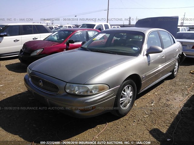 1G4HR54K12U222975 - 2002 BUICK LESABRE LIMITED GRAY photo 2