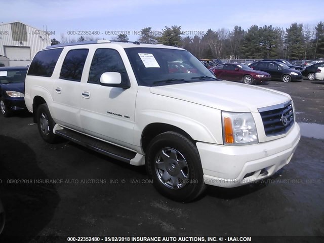 3GYFK66N55G110100 - 2005 CADILLAC ESCALADE ESV WHITE photo 1