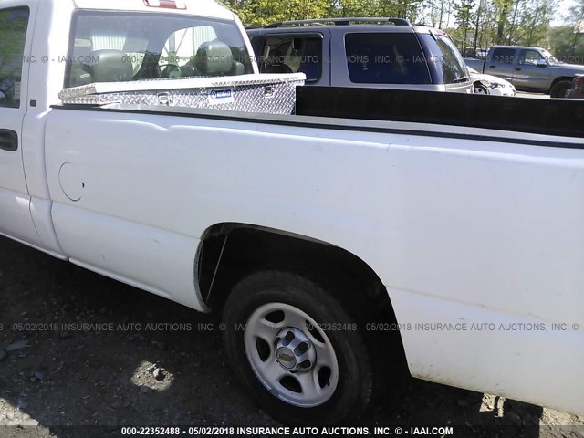 1GCEC14W7YZ308727 - 2000 CHEVROLET SILVERADO C1500 WHITE photo 6