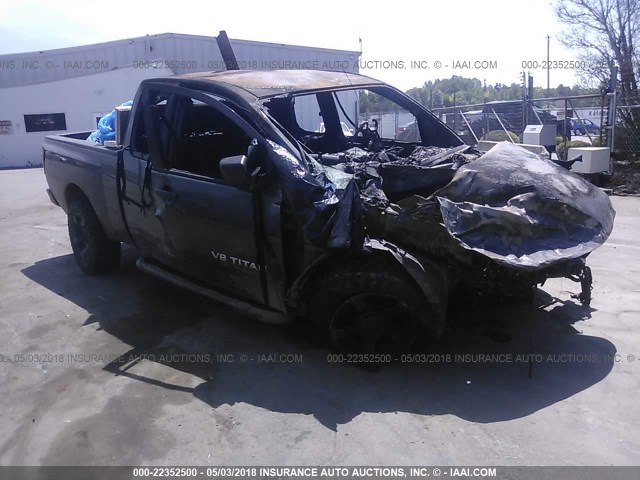 1N6BA06B26N538044 - 2006 NISSAN TITAN XE/SE/LE GREEN photo 1