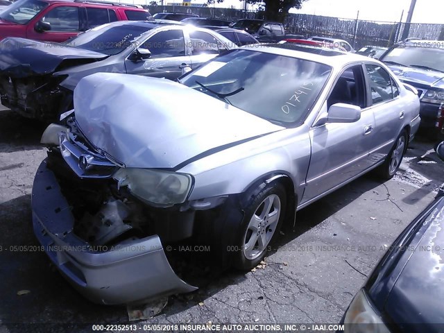 19UUA56813A017415 - 2003 ACURA 3.2TL TYPE-S SILVER photo 2