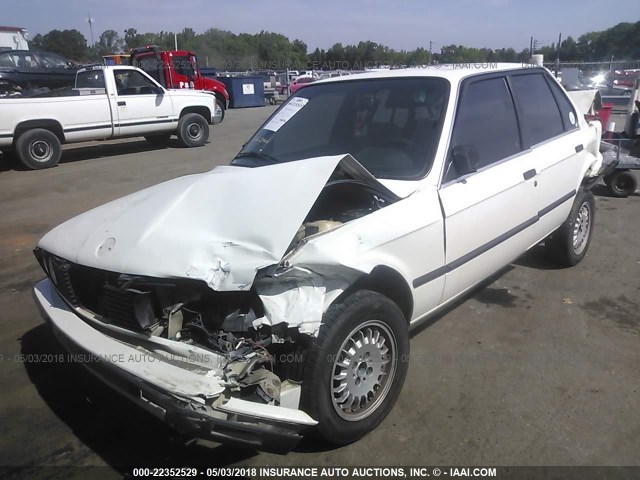 WBAAD2306K8847431 - 1989 BMW 325 I AUTOMATIC WHITE photo 2