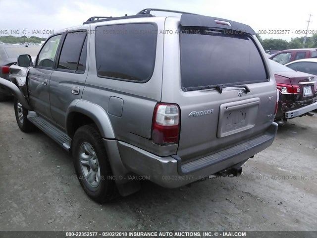 JT3GN86R720220344 - 2002 TOYOTA 4RUNNER SR5 TAN photo 3