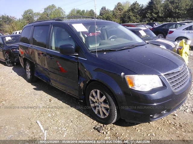 2A8HR54P58R686897 - 2008 CHRYSLER TOWN & COUNTRY TOURING BLUE photo 1