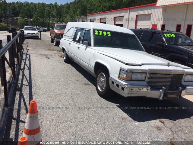 1G6DW54E9MR727015 - 1991 CADILLAC BROUGHAM WHITE photo 1