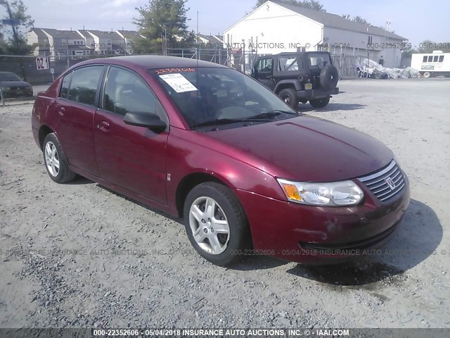 1G8AJ55F66Z175878 - 2006 SATURN ION LEVEL 2 MAROON photo 1