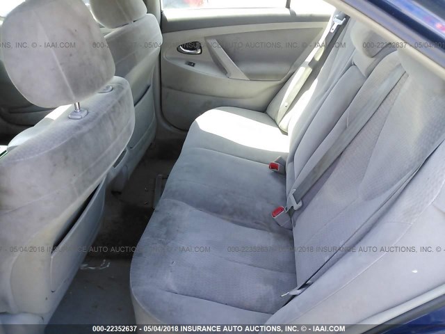 4T4BF3EK5AR013471 - 2010 TOYOTA CAMRY SE/LE/XLE BLUE photo 8