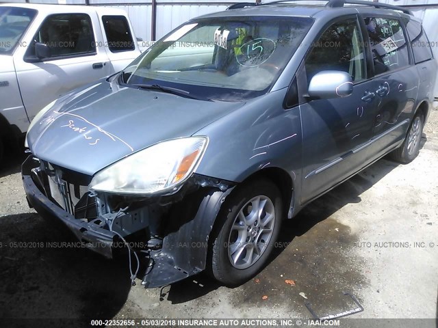 5TDZA22C45S342420 - 2005 TOYOTA SIENNA XLE/XLE LIMITED GRAY photo 2