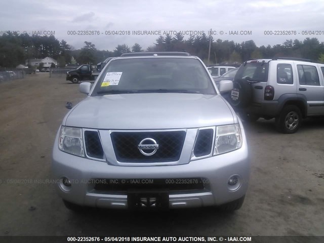 5N1AR18B79C610975 - 2009 NISSAN PATHFINDER S/LE/SE SILVER photo 6