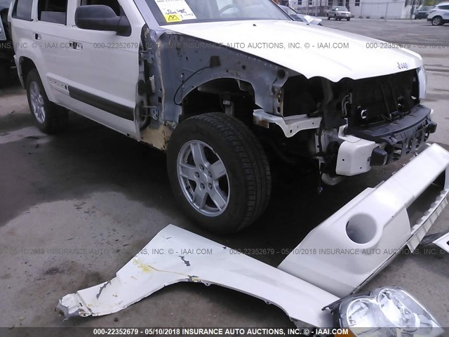 1J4HR48N55C596271 - 2005 JEEP GRAND CHEROKEE LAREDO/COLUMBIA/FREEDOM 白色 照片 6
