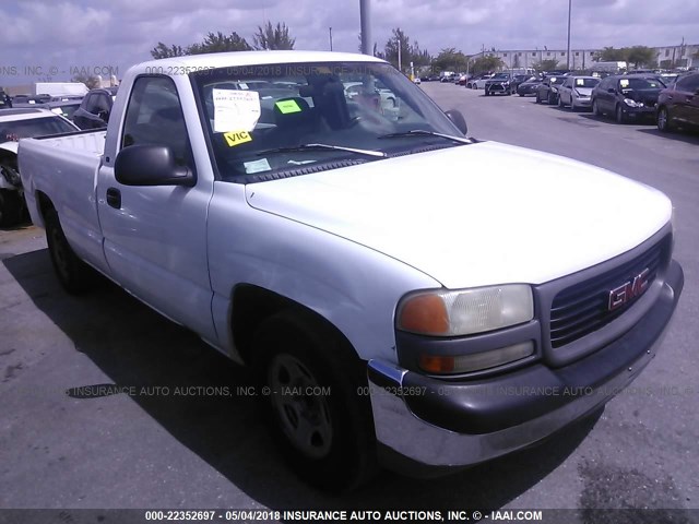 1GTEC14W5XE534156 - 1999 GMC NEW SIERRA C1500 WHITE photo 1