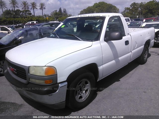 1GTEC14W5XE534156 - 1999 GMC NEW SIERRA C1500 WHITE photo 2