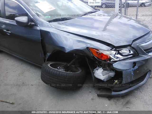 19VDE1F31EE010554 - 2014 ACURA ILX 20 GRAY photo 6