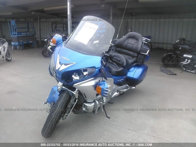 JH2SC68G5CK000760 - 2012 HONDA GL1800 BLUE photo 2