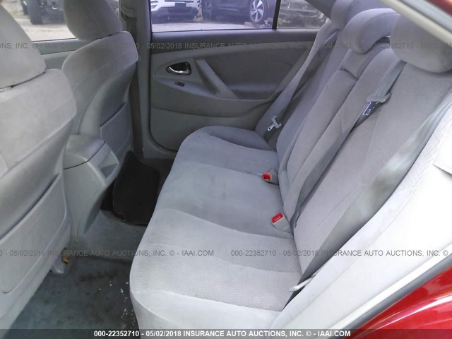 4T4BF3EK0BR121644 - 2011 TOYOTA CAMRY SE/LE/XLE RED photo 8