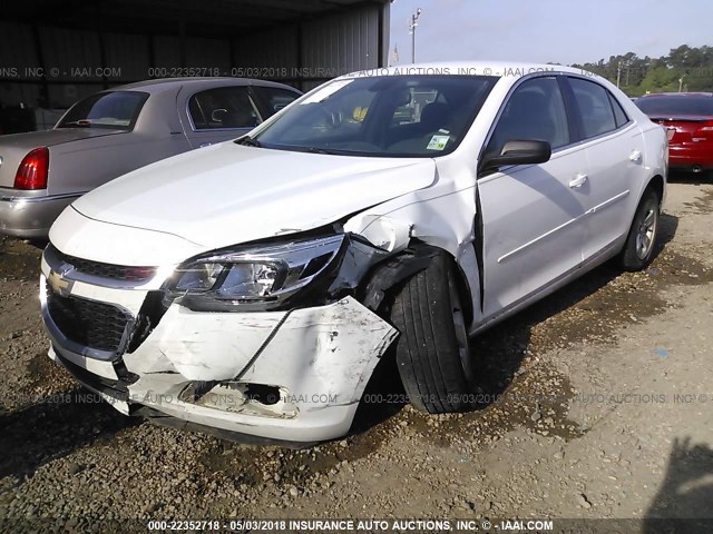 1G11B5SL0EF288859 - 2014 CHEVROLET MALIBU LS თეთრი ფოტო 2