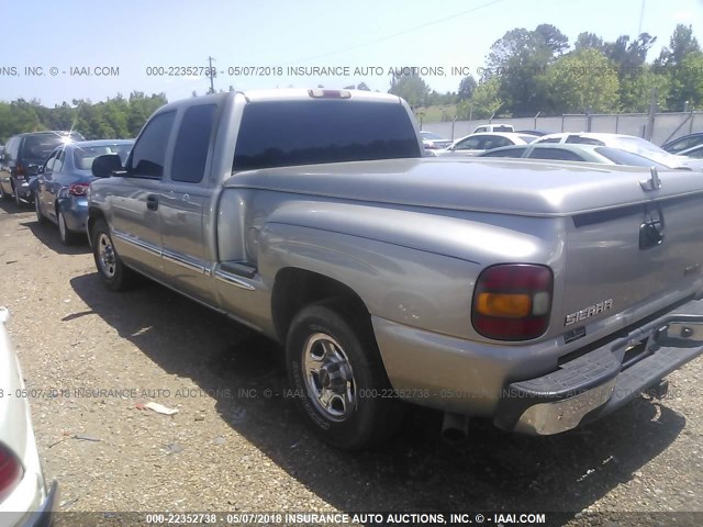 2GTEC19V521333366 - 2002 GMC NEW SIERRA C1500 Champagne photo 3