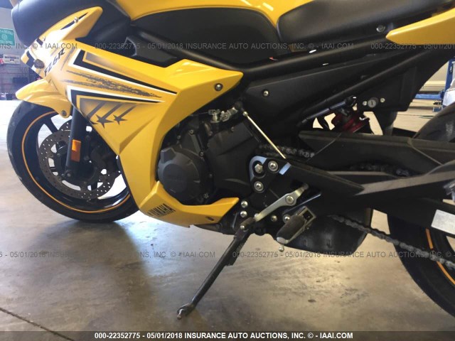 JYARJ18E29A005598 - 2009 YAMAHA FZ6 R YELLOW photo 9