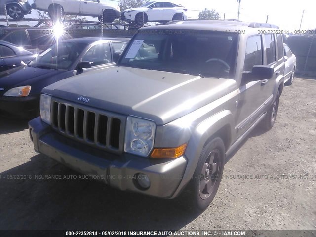 1J8HG48N16C202786 - 2006 JEEP COMMANDER GOLD photo 2