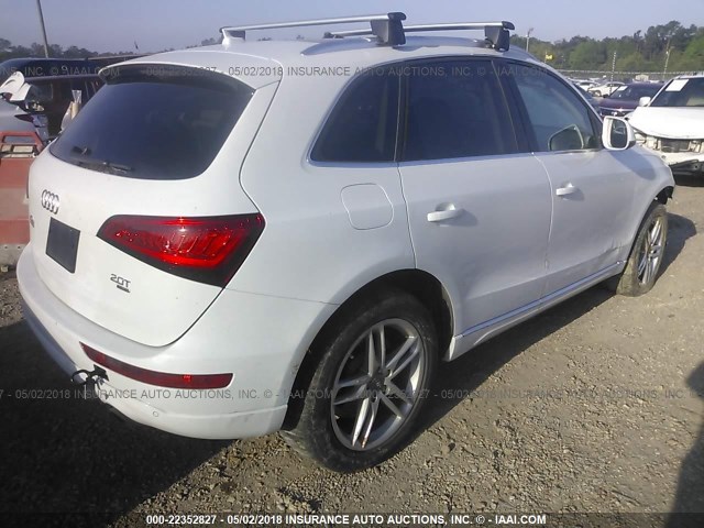 WA1LFAFP6DA090013 - 2013 AUDI Q5 PREMIUM PLUS WHITE photo 4