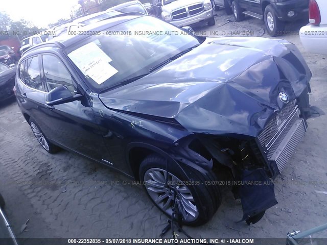WBAVL1C51EVY18838 - 2014 BMW X1 XDRIVE28I BLUE photo 1