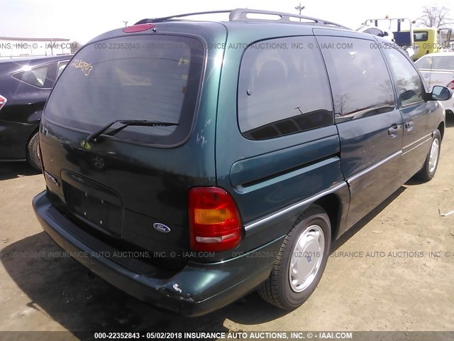 2FMDA5140SBA74321 - 1995 FORD WINDSTAR WAGON GREEN photo 4